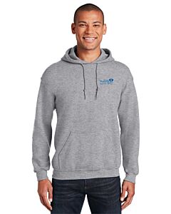 Gildan® Unisex Heavy Blend™ Hooded Sweatshirt with Tri-State Nursing Logo-Sport Gray