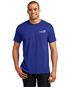 Hanes® Unisex EcoSmart® 50/50 Cotton/Poly T-Shirt with Tri-State Nursing Logo-Deep Royal