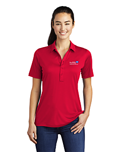 Sport-Tek® Ladies' Posi-UV™ Pro Polo with Tri-State Nursing Logo-True Red