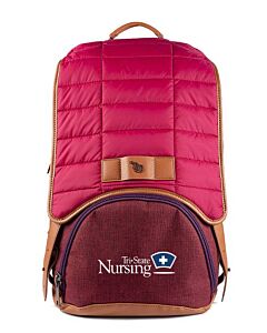 Luma Backpack with Tri-State Nursing Logo-Raspberry