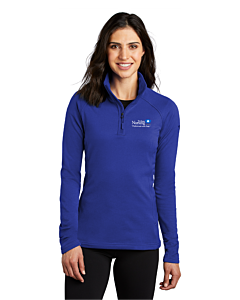 The North Face ® Ladies Mountain Peaks 1/4-Zip Fleece - Embroidered Logo-TNF Blue