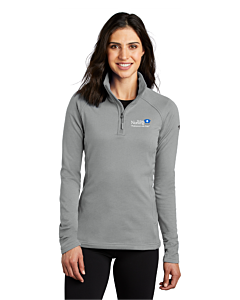The North Face ® Ladies Mountain Peaks 1/4-Zip Fleece - Embroidered Logo-Mid Gray