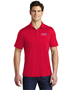 Sport-Tek® Men's Posi-UV™ Pro Polo with Tri-State Nursing Logo-True Red